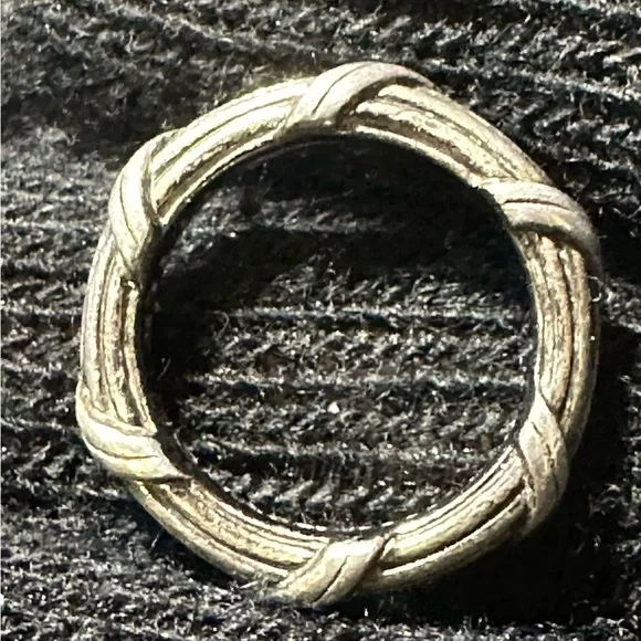 PETER Thomas Roth .925 Sterling Twisted Ribbon Band Ring